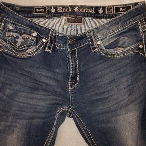 Rock Revival boot cut jeans 33x31
